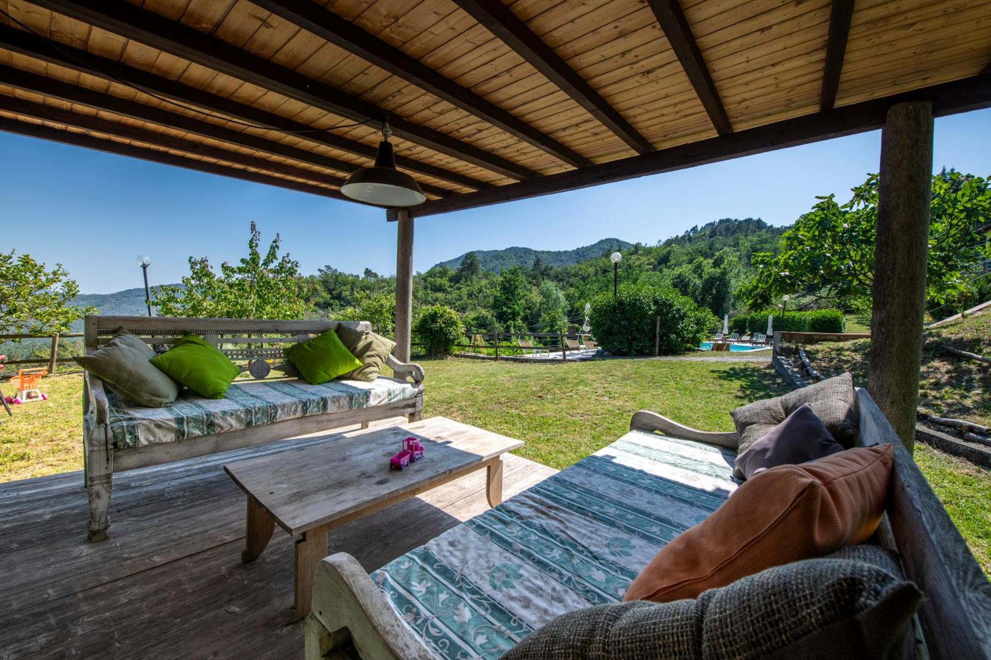 211 - Appartamento Acacia, Terrazza Giardino E Piscina Carro 外观 照片